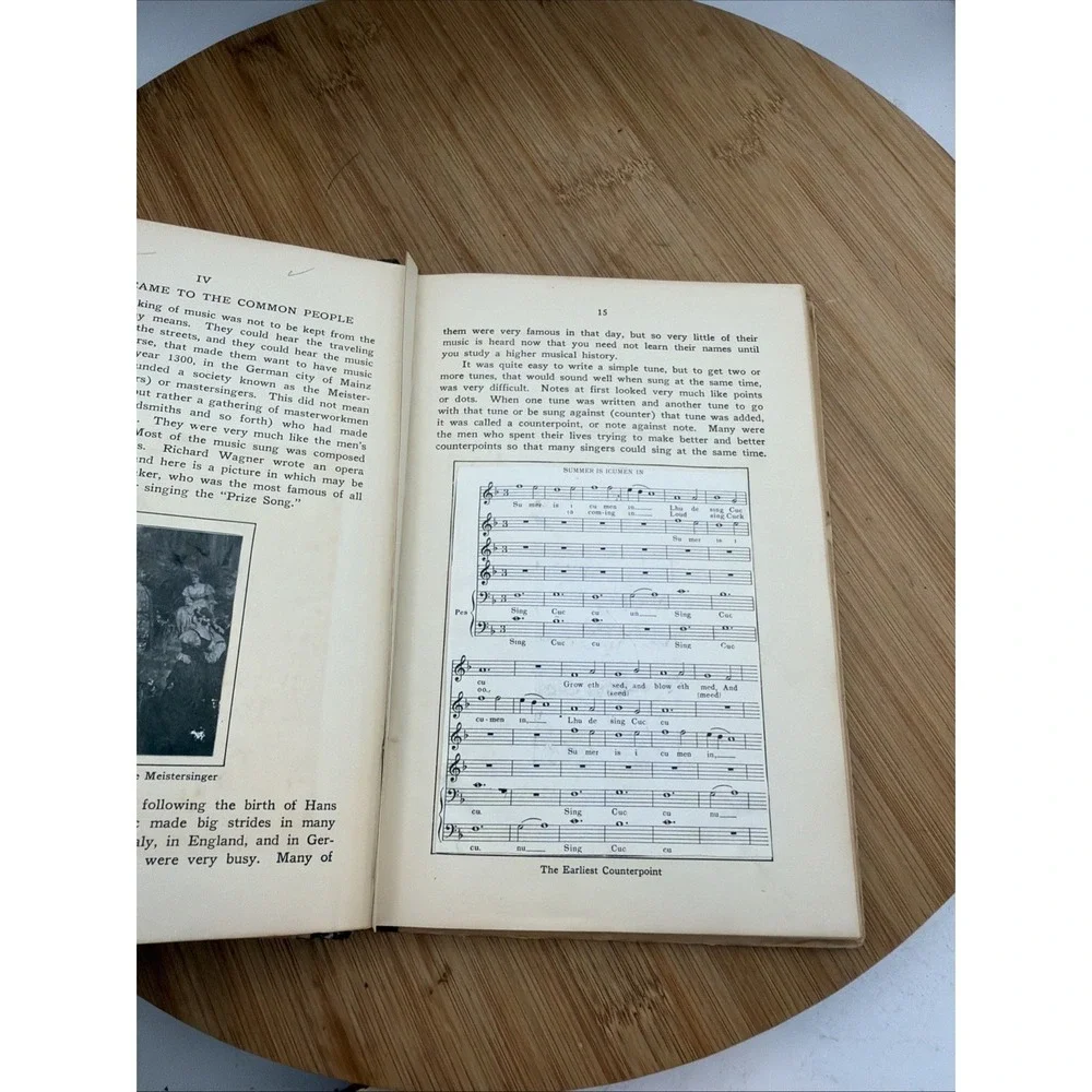 Young Folks Picture History of‎ Music by James Francis Cooke 1925 with cutouts